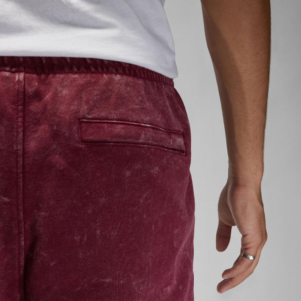 Jordan Solid Logo Patch Drawstring Sports Pants Men Bottoms Purple DR3089-680