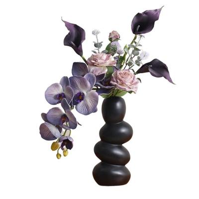 Phalaenopsis-Strauß Designer Kunstblumen-Dekor - Wohnzimmer, Esstisch, Bionische Trockenblumen-Arrangement