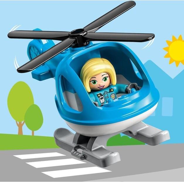 LEGO DUPLO 10959 Secție de poliție și elicopter cu sunet