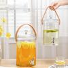 Beverage Dispenser with Spigot and Filtering Beverage Liquid Drink Container