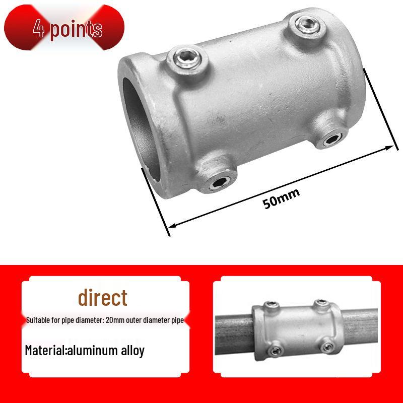 20/25/32mm Stahlrohrverbinder: Verzinkter 6-Punkt Rundbogen-Verbindungsbefestiger