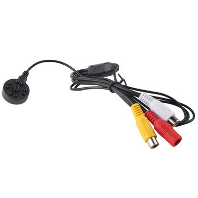Caméra grand angle HD 60 degrés, 8 LED IR, vision nocturne, audio et vidéo, FPV, micro caméra PAL