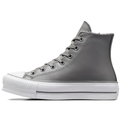 Chuck Taylor All Star Bequeme Vielseitige Trendige Rutschfeste High-Top Skate Schuhe Unisex Sneaker Grau A05511C