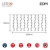 Guirlande easy-connect 2x1mts 10 bandes de 100 led bleue 30v (usage int. Ext.) edm total 1,8w