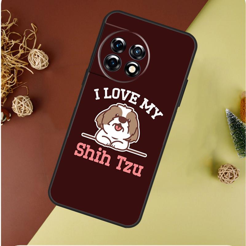 Cartoon Shih Tzu Dog For OnePlus Nord 4 CE 3 2 Lite N20 N30 9 10 Pro 8T 9RT 10T 10R 13R 12R 11 12 13 Phone Case