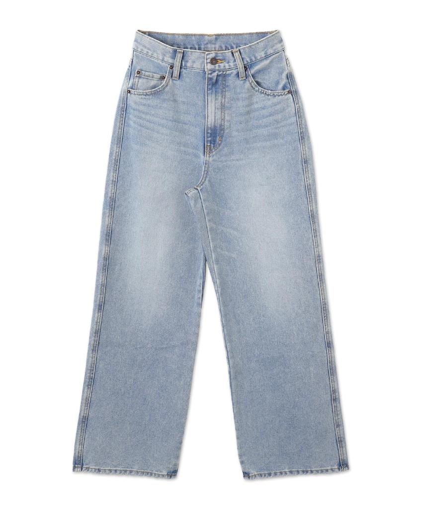 WEGO Denim Denim Long Size Type B Light Denim Women's Pants, Straight-leg Pants, Jeans, Bottoms, Pants, Simple, Casual, Stylish, Gift, Classic,