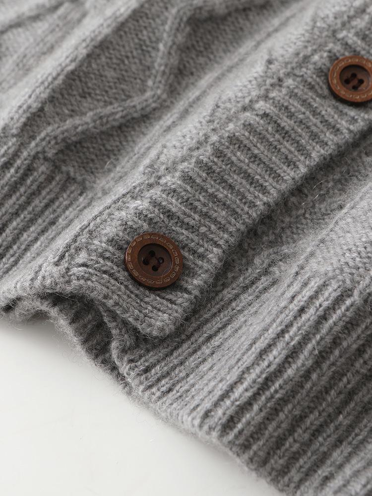 Women's Early Autumn Cashmere Cable Knit Sleeveless Vest Sweater Top