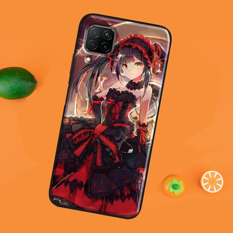 Data A Live Tokisaki Kurumi For Honor 50 Etui 8X 9X 10i Pokrowiec Do Huawei Nova 5T P Smart 2021 P20 P30 P40 Lite Pro