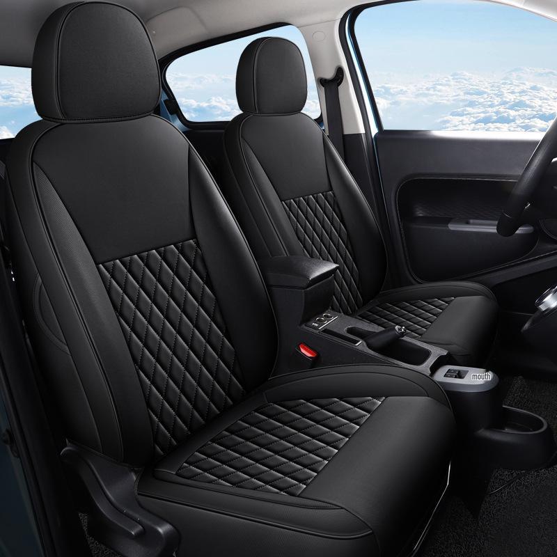 Universal Wear-Resistant Leather Seat Cushion for ORA Cars - Four Seasons Special Edition