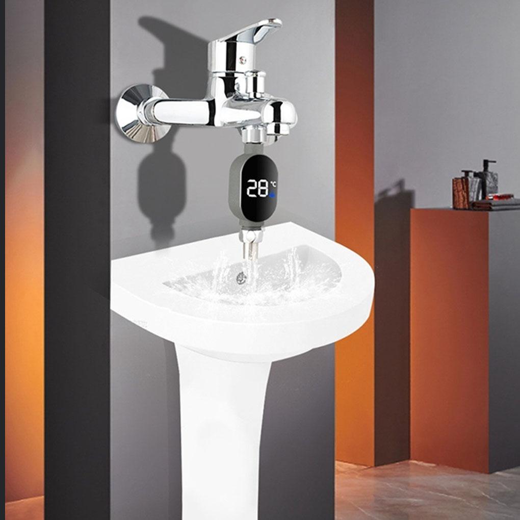 Digital Shower Thermometer LED Display For Precise Temperature Monitoring Shower Water Thermometer