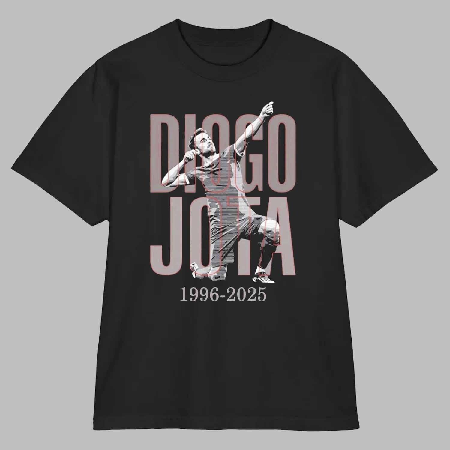 Diogo Jota 1996-2026 Shirt Black Color Cotton Gift Fan PP2176 XXL