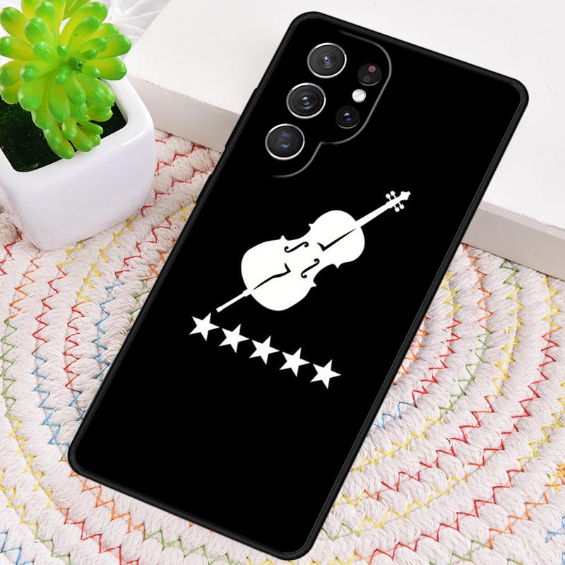 Cool Music Violin C Phone Case for Samsung Galaxy note 10 pro S26 Ultra S23 S24 FE S25 S21 S22 PLUS shockproof Cove