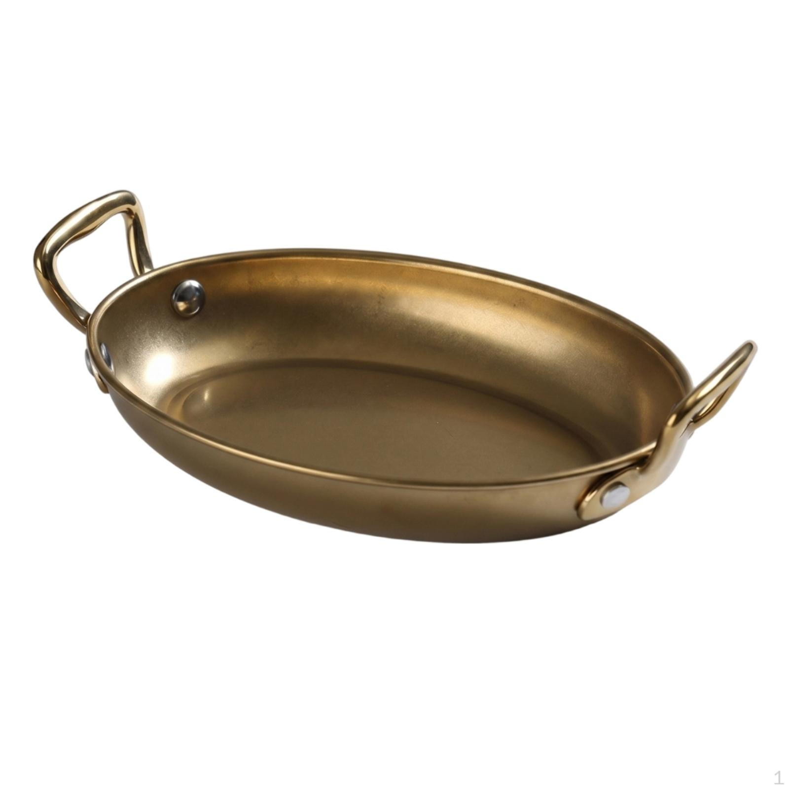 Oval Serving Tray Builtin Handles Platter Raised rims 20x14cm