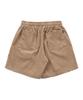 ARCANE FUNK Corduroy Logo Half Pants Camel