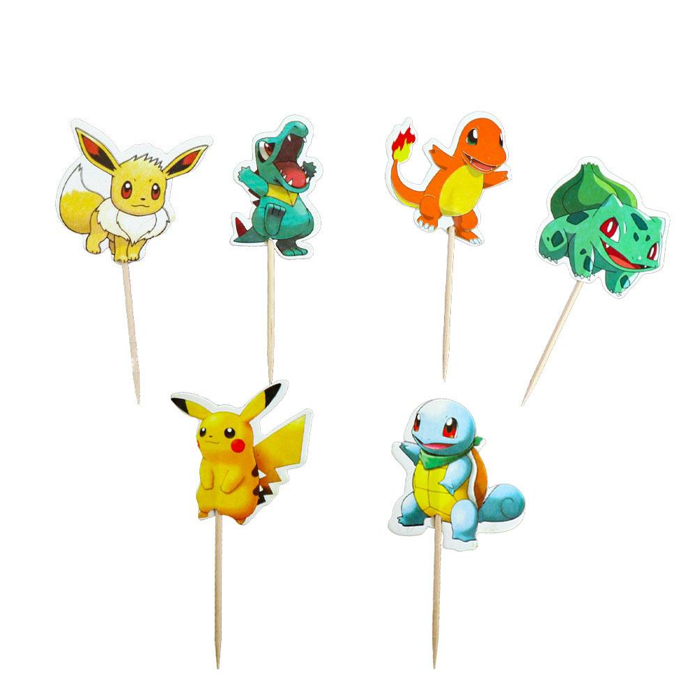 Pikachu Birthday Party Supplies Disposable Tableware Paper Plates Paper Cups Paper Towels Girls Decorate Children'S Day Must-Have