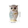 Resin Animal Sculpture Vivid Desktop Ornament Creative Owl Statue  Office