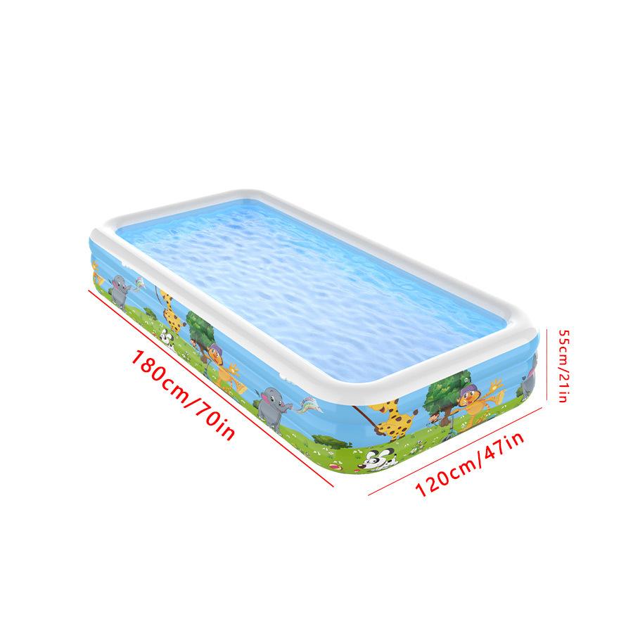 Outdoor Large   ProtectionPVCInflatable Swimming Pool Adult Swimming Pool Household Outdoor Courtyard Paddling Pool