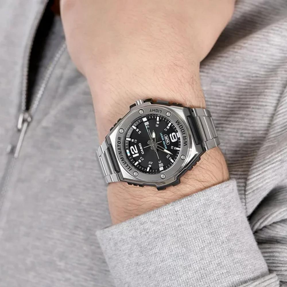 CASIO Men YOUTH Black Watch MWA100HD-1AV MWA100HD-1AV