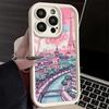Phone Case for iPhone 17 Air 16E 15 16 Pro Max France Eiffel Tower Paris Cover 14 Plus 13 12 Mini Soft Shell Silicone Fundas