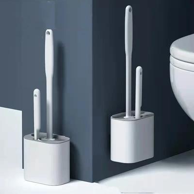 Wall Hanging TPR Silicone Head Toilet Brush With Holder Cleaning Tools For WC Accessories  Cleaning Tools Bathroom Accessories