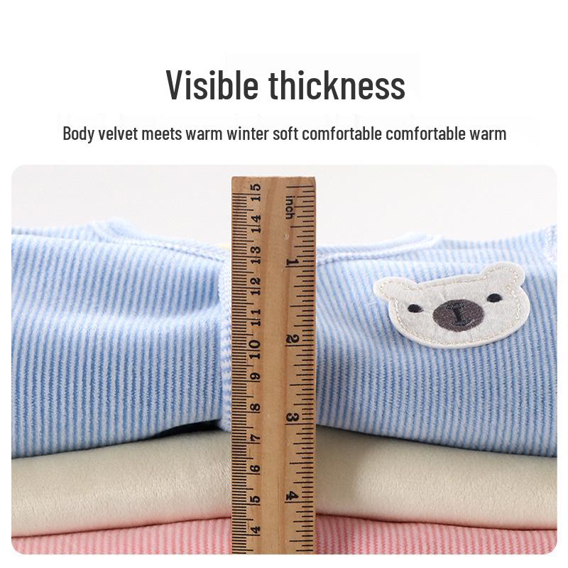 Jingqi Fleece Lined Sleeveless Vest for Boys and Girls - Warm Autumn/Winter Infant Waistcoat