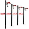 ZISIZ 30cm Black Camping Ground Stakes (Set of 8)