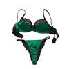 Set reggiseno colore europeo e americano Bordo in pizzo sexy Set reggiseno francese sottile biancheria intima per ragazze puro desiderio