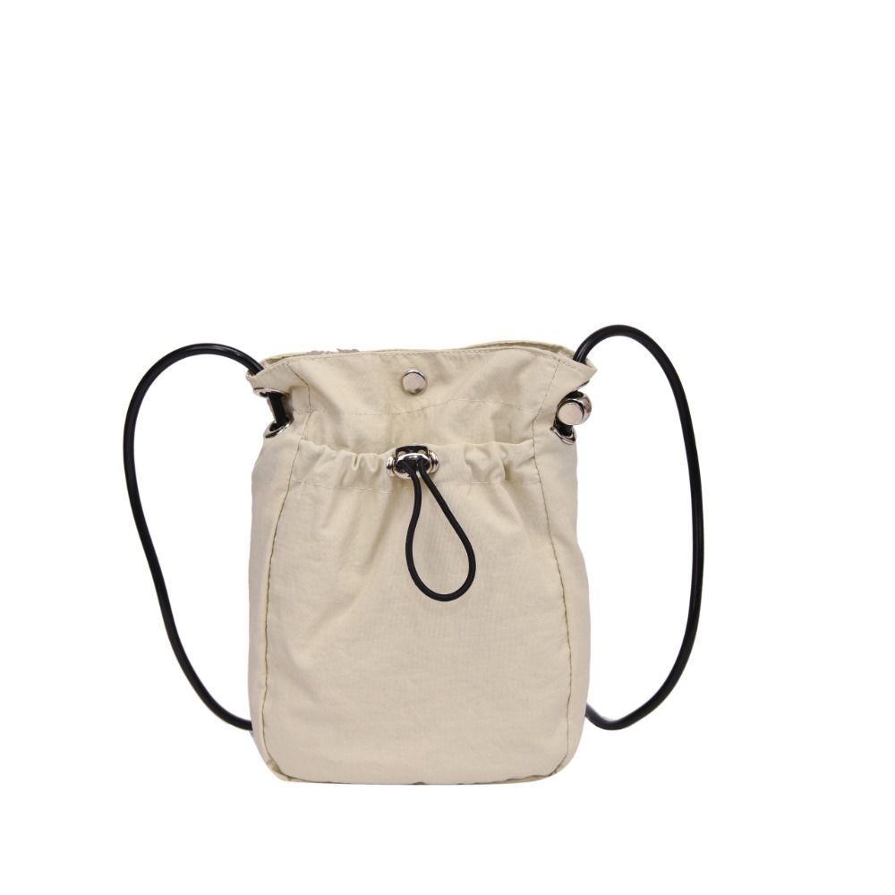 Purse Nylon Shoulder Bag Crossbody Bag Mobile Phone Bag Drawstring Canvas Bag  Office Worker