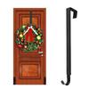 Black/White Wreath Hook Metal Wreath Door Hanger Adjustable Garland Hanger  Over the Door