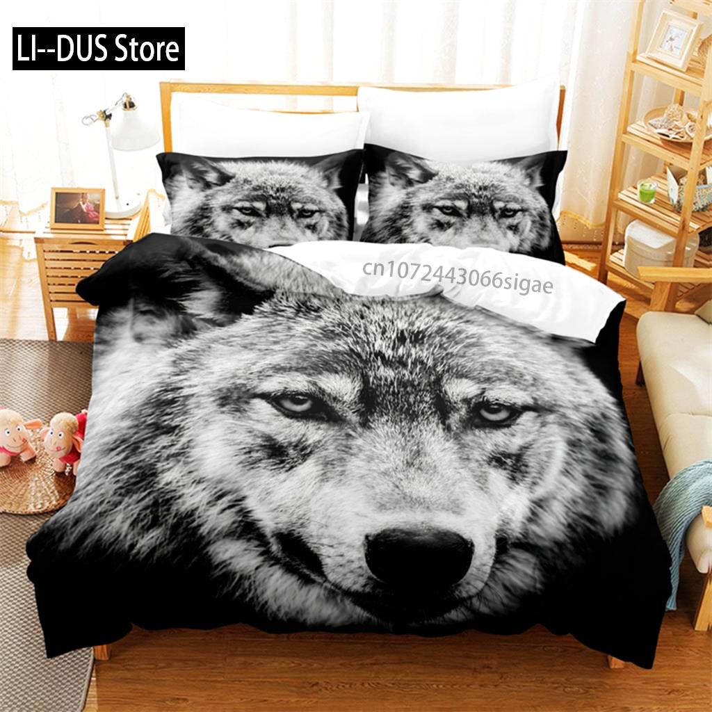 Ferocious Animals Bedding Set Duvet Cover Set 3d Bedding Digital Printing Queen Size Bedding Set Fashion Design