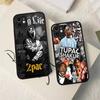 American Rapper T-Tupac S-Shakur Matte Transparent Phone Cover For IPhone Case 16 15 14 13 12 11 Pro Max X XS Max Plus