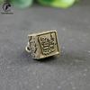 The Four Symbols Mythical Beast Pixiu Seal Ornament Vintage Brass Animal Miniatures Figurines Desk Crafts Home Decor Accessories