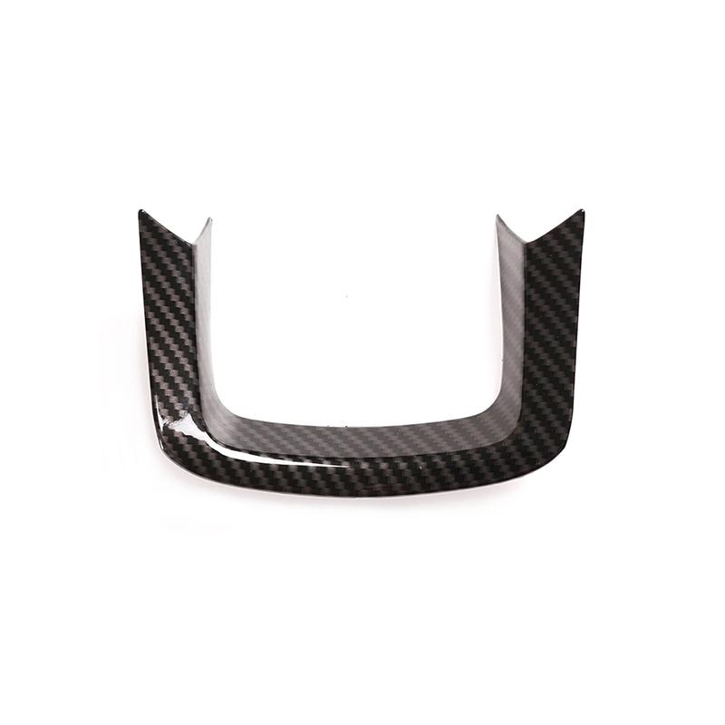 

For Range Rover Velar Sports Evoque For Land Rover Discover Sport ABS Carbon Fiber Steering Wheel Frame Decoration Cover Trim