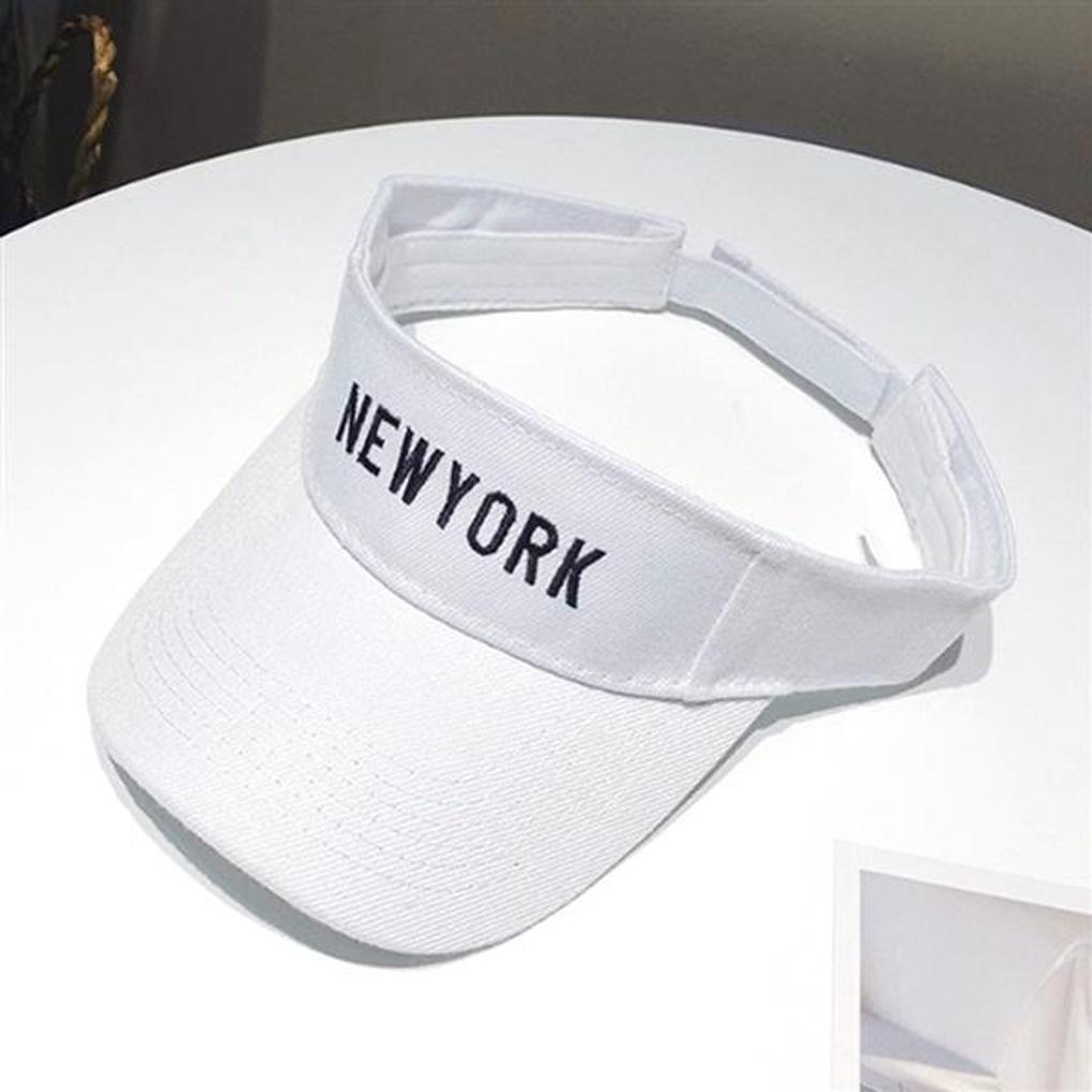 New York Sports Sun Cap (White) / Golf Tennis Visor Sun Cap
