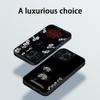 Art Red Spider Lilys Japan Design Phone Case for iPhone 17 16 E 15 14 13 12 Pro Max Sheepskin Silver-edged Protective Case