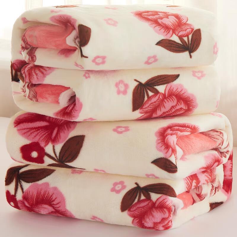 Yuan Zhi Wei Coral Fleece Flannel Blanket