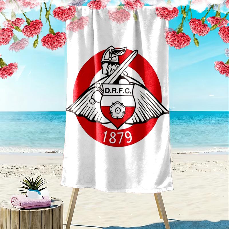 Doncaster Rovers Football Club Print Beach Towel Large Soft Quick Dry Towel For Beach Camping Swimming