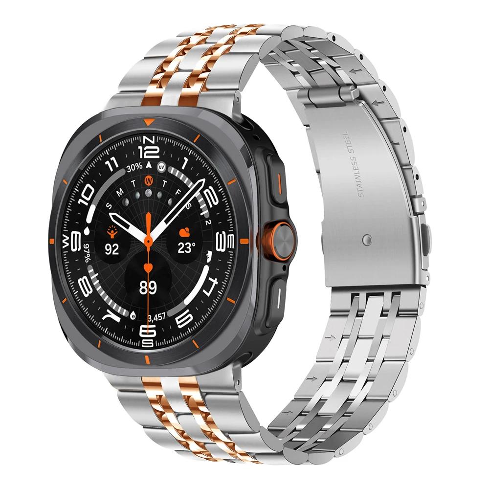Stainless Steel Band For Samsung Galaxy Watch Ultra 47mm Watchband Galaxy Watch Ultra Strap Metal Bracelet Smartwatch Accessorie