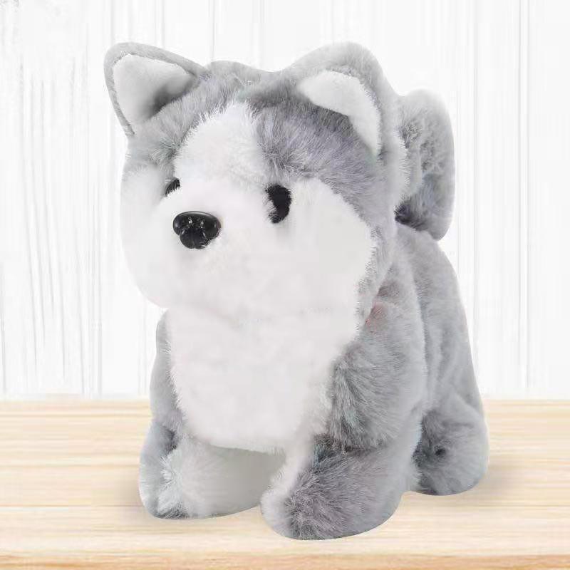 Bezpieczny i miękki elektroniczny pluszowy pies szczeniak do zabawy dla dzieci