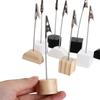 Message Memo Party Supplies Wooden Base Card Holder Bedside Ornaments Photo Paper Clamp Memo Clip
