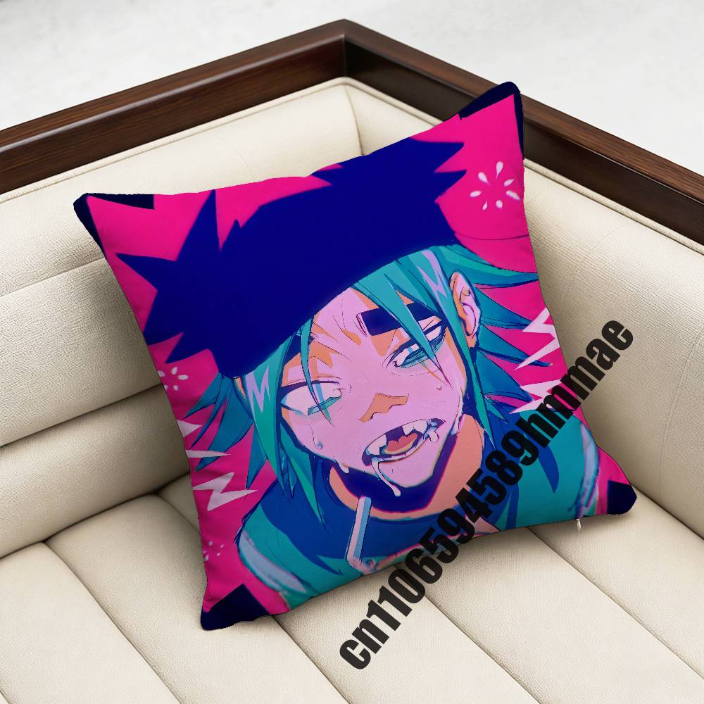 For D-Damon Albarn G-Gorillaz Throw Pillow Case Sham 45X45Cm 35X35Cm Square Home Pillowcase Cushion Cover