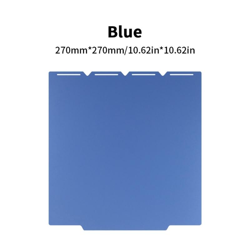 270x270mm Textured Build Plate Steel 3D Printer Accessoies Printing Board Double Side 3D Printing Plate For Snapmaker U1