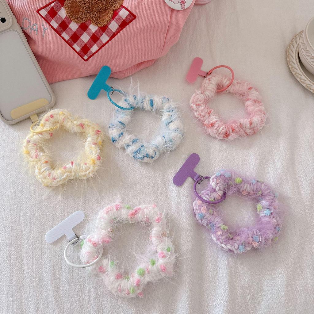 2025 Autumn/Winter Plush Star Bracelet Wrist Strap & Universal Phone Case