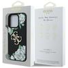 Guess Grained Roses Big 4G logo case for iPhone 16 Pro Max black