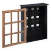 Key Cabinet Milana Black 9 Hooks Wooden