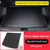 LINNUNU Trunk Mat Fit for GEELY Starray Boyue L Atlas II 2023 2024 All-Weather Black TPE Rear Trunk Pad Cargo Liner Floor Mat