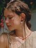 Vintage Hollywood Rose Blossom Pearl Earrings_Vh2435Ea005M