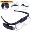 High Definition Head Mounted Glasses Magnifying Glass Overlay Lens LED Light Electronic Motherboard Inspection And Maintenance