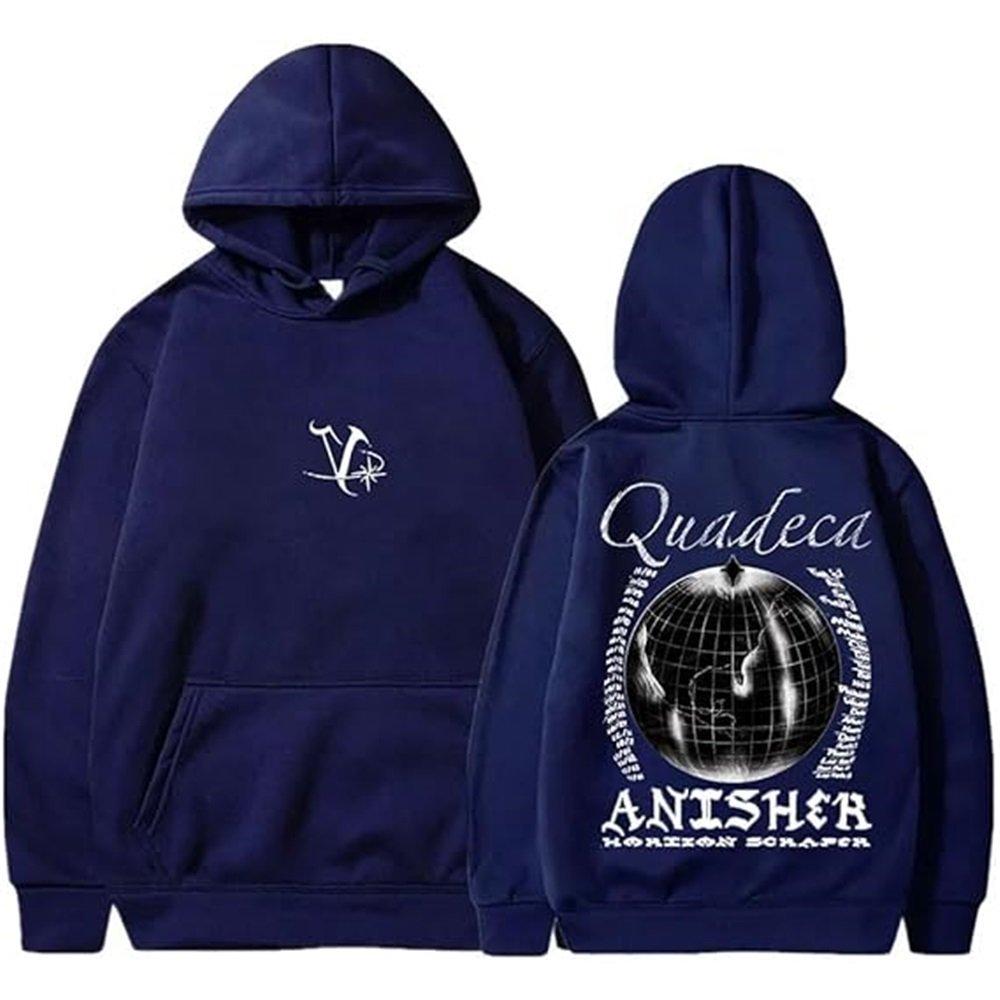 Quadeca Vanisher Tour 2025 Merch Hoodie Unisex Stylish Casual Long Sleeve Pullover