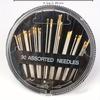 30PCS Popular Assorted Hand Sewing Needles Embroidery Mending Craft Quilt Sew Case Suitable for Leather Denim Silk Canvas Cotton